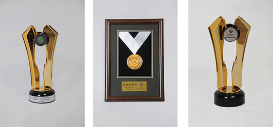 نشان شایسته ملی و مدال اعتماد مشتری از سوی وزارت صنعت، معدن و تجارت 
